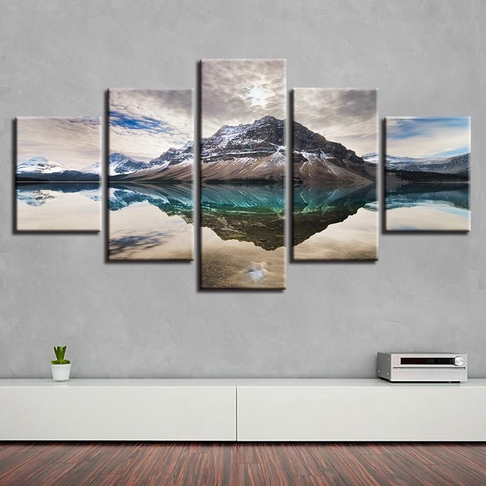 Mountain Lake 7 – Nature Canvas Wall Art