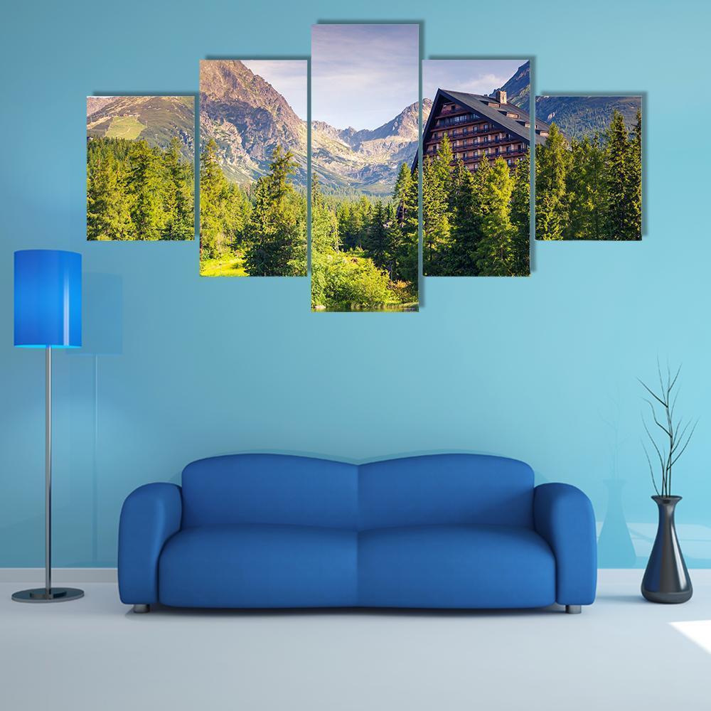 Mountain Lake In National Park High Tatra – Nature Canvas Wall Art