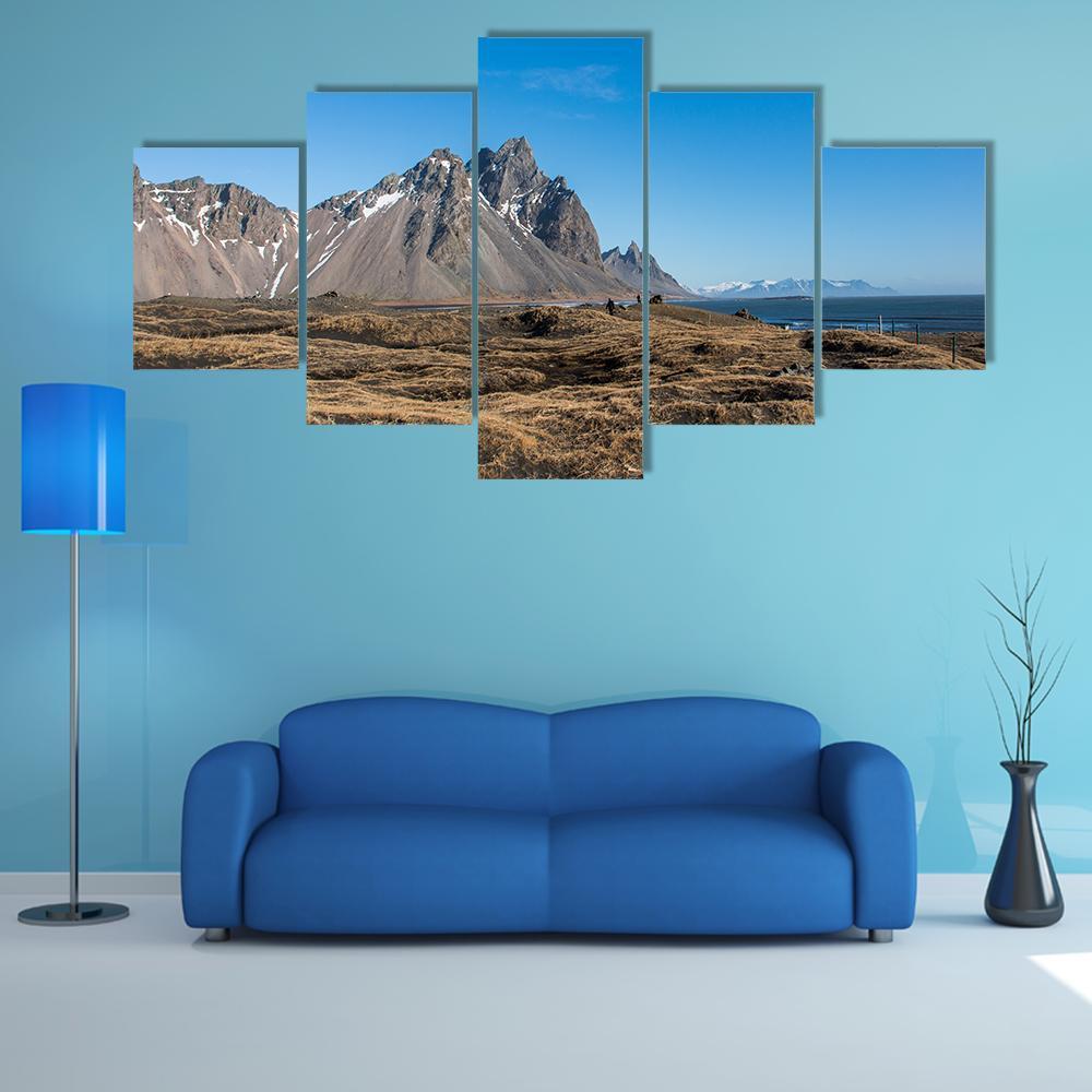 Mountain Landscape In Iceland – Nature Canvas Wall Art