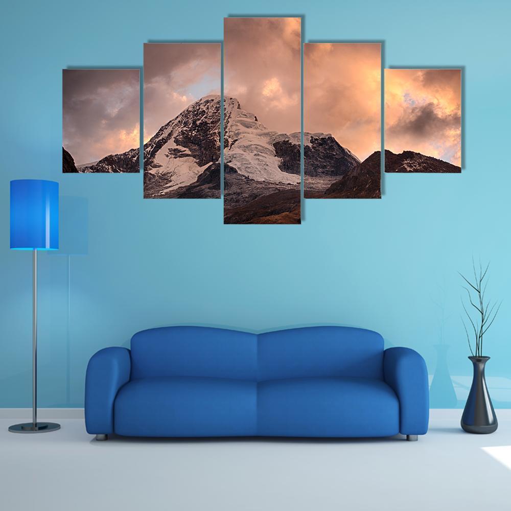 Mountain Of The Santa Cruz Trek – Nature Canvas Wall Art