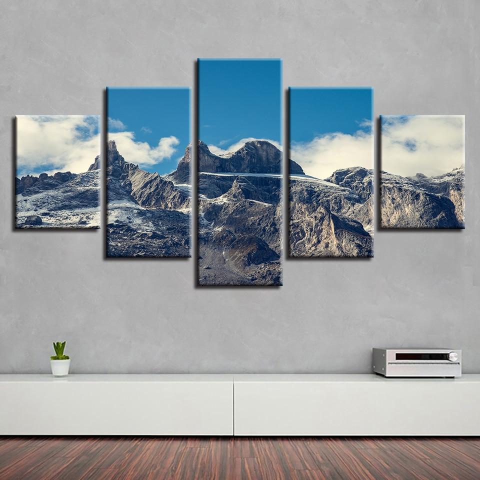 Mountain Peaks – Nature Canvas Wall Art