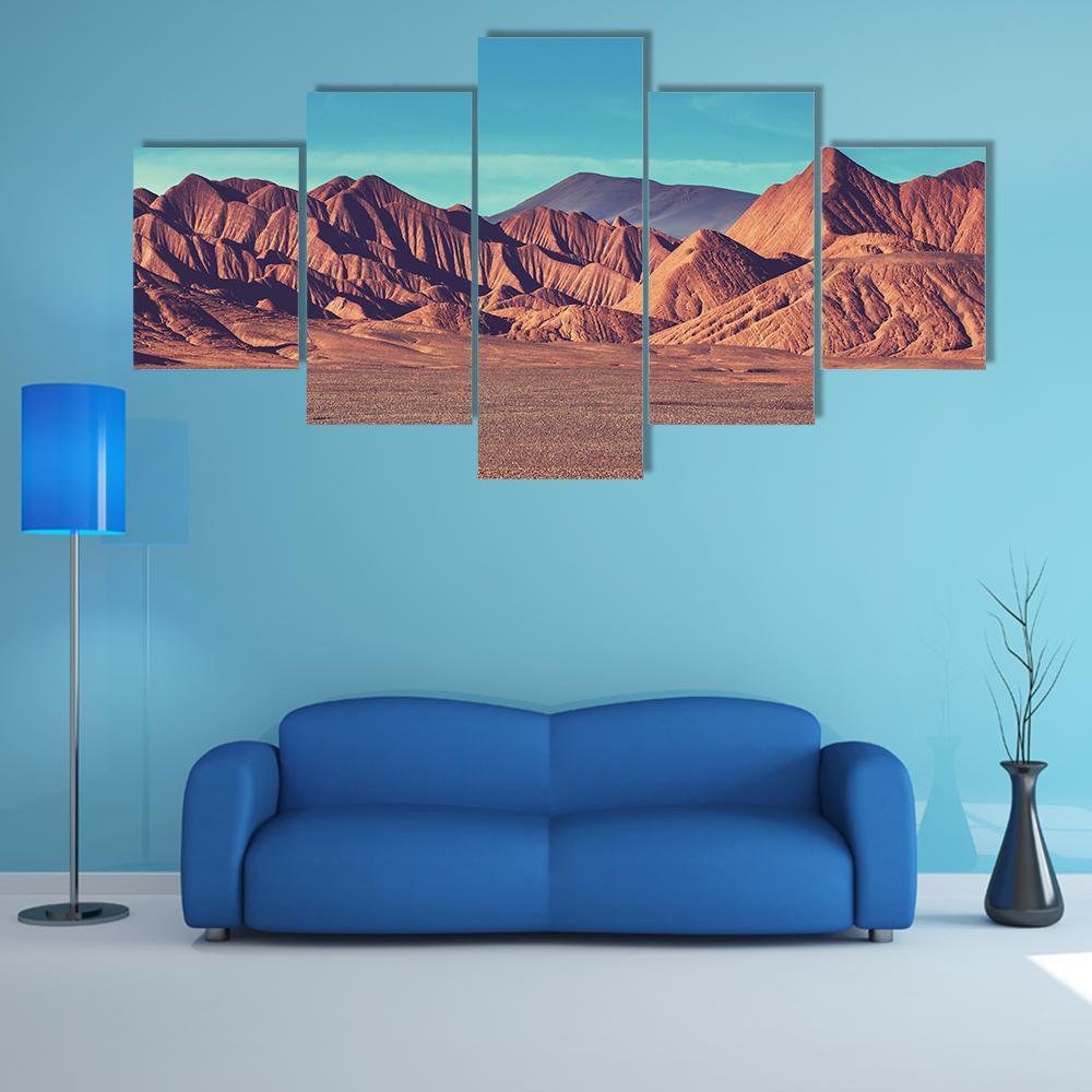 Mountain Plateau La Puna In Northern Argentina – Nature Canvas Wall Art