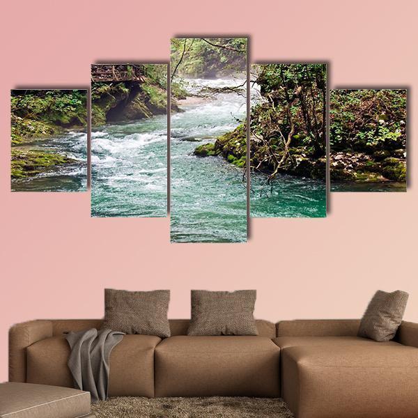 Mountain River – Nature Canvas Wall Art