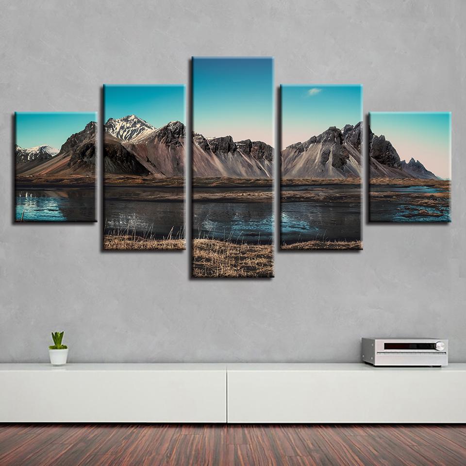 Mountain Sky 01 – Nature Canvas Wall Art