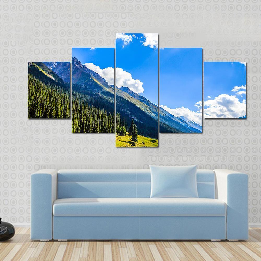 Mountain Summit Landscape – Nature Canvas Wall Art