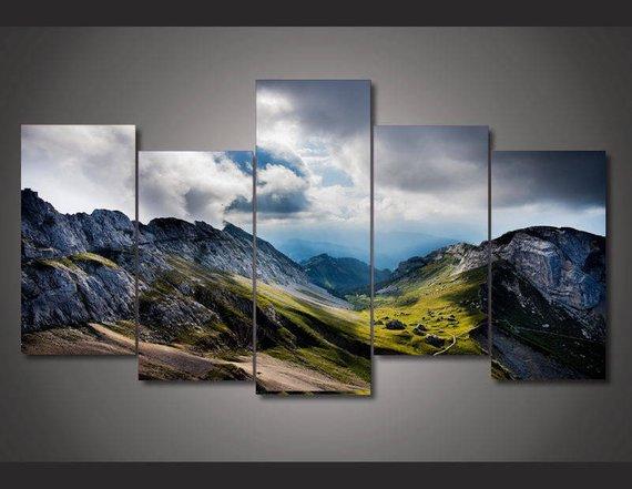 Mountain Switzerland – Nature Canvas Wall Art