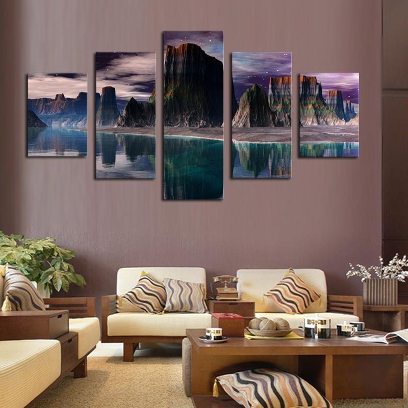 Mountains Green – Nature Canvas Wall Art