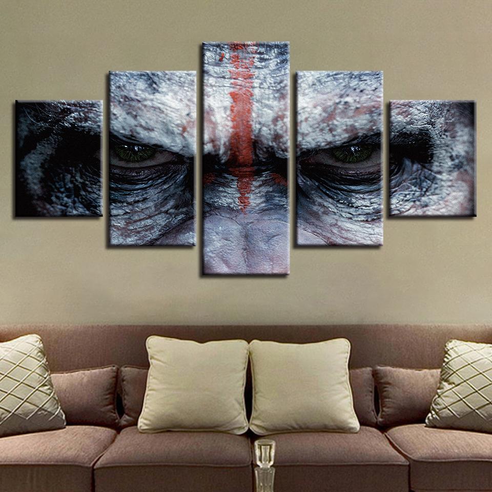 Movie Character Eyes – Movie Canvas Wall Art