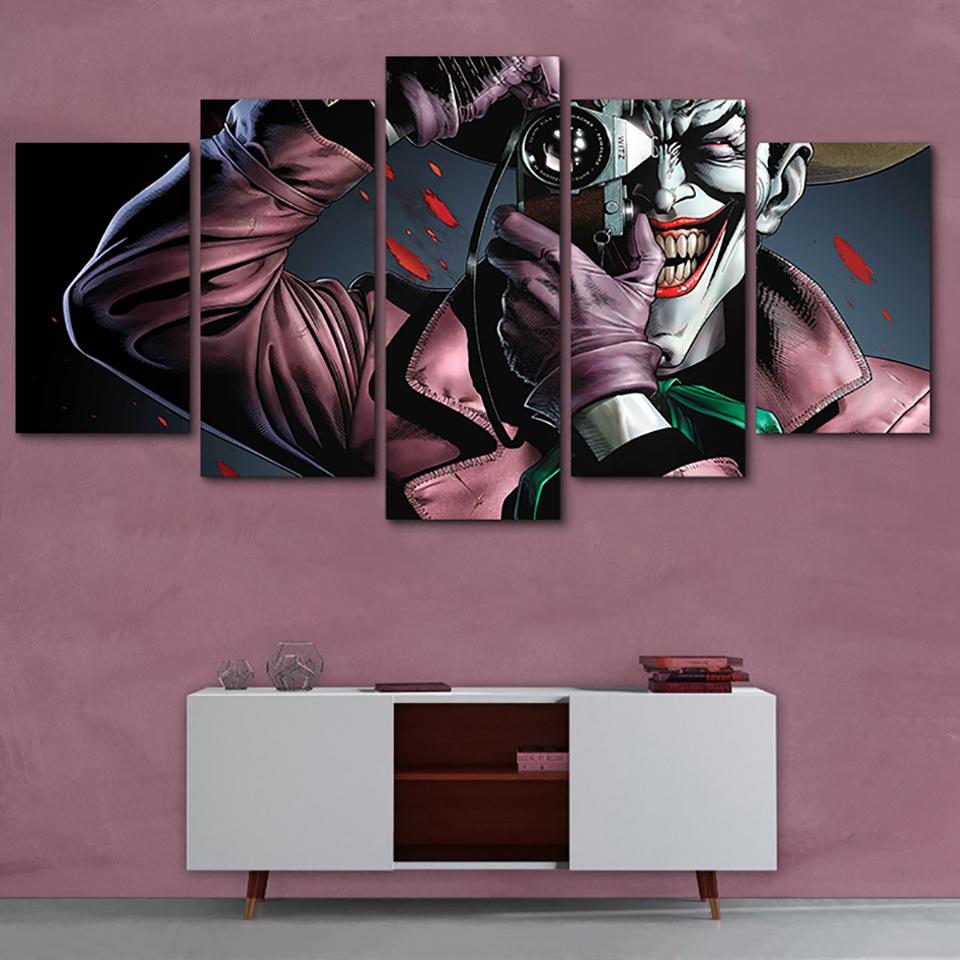 Movie Suicide Squad Joker – Dc Canvas Wall Art