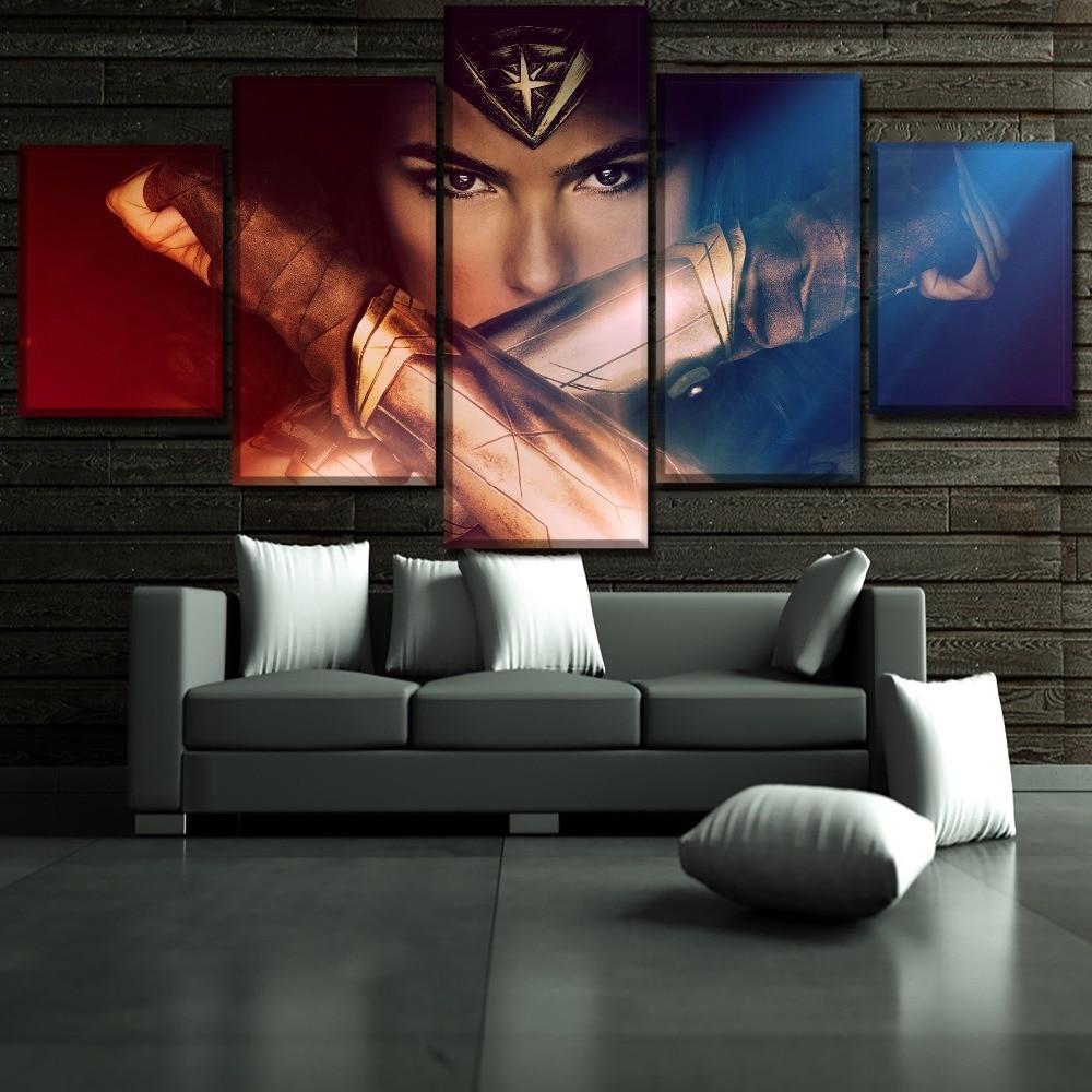 Movie Wonder Woman Poster Dc – Canvas Wall Art