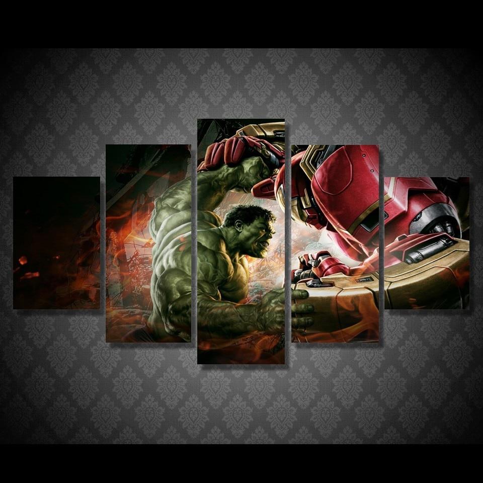 Mstiteli Era Altrona Hulk Movie Canvas Wall Art