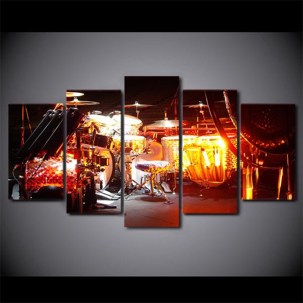 Music Avh Kit Drums – Music Canvas Wall Art
