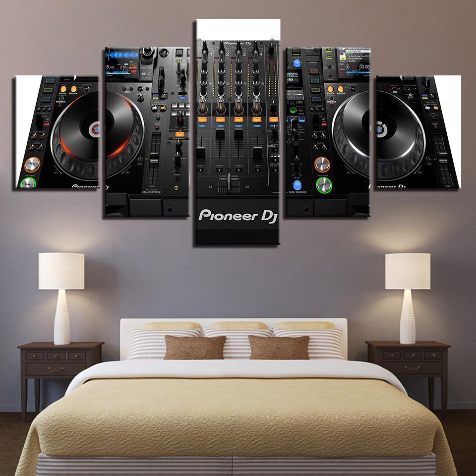Music Dj Console Instrument Player Mixer – Music Canvas Wall Art
