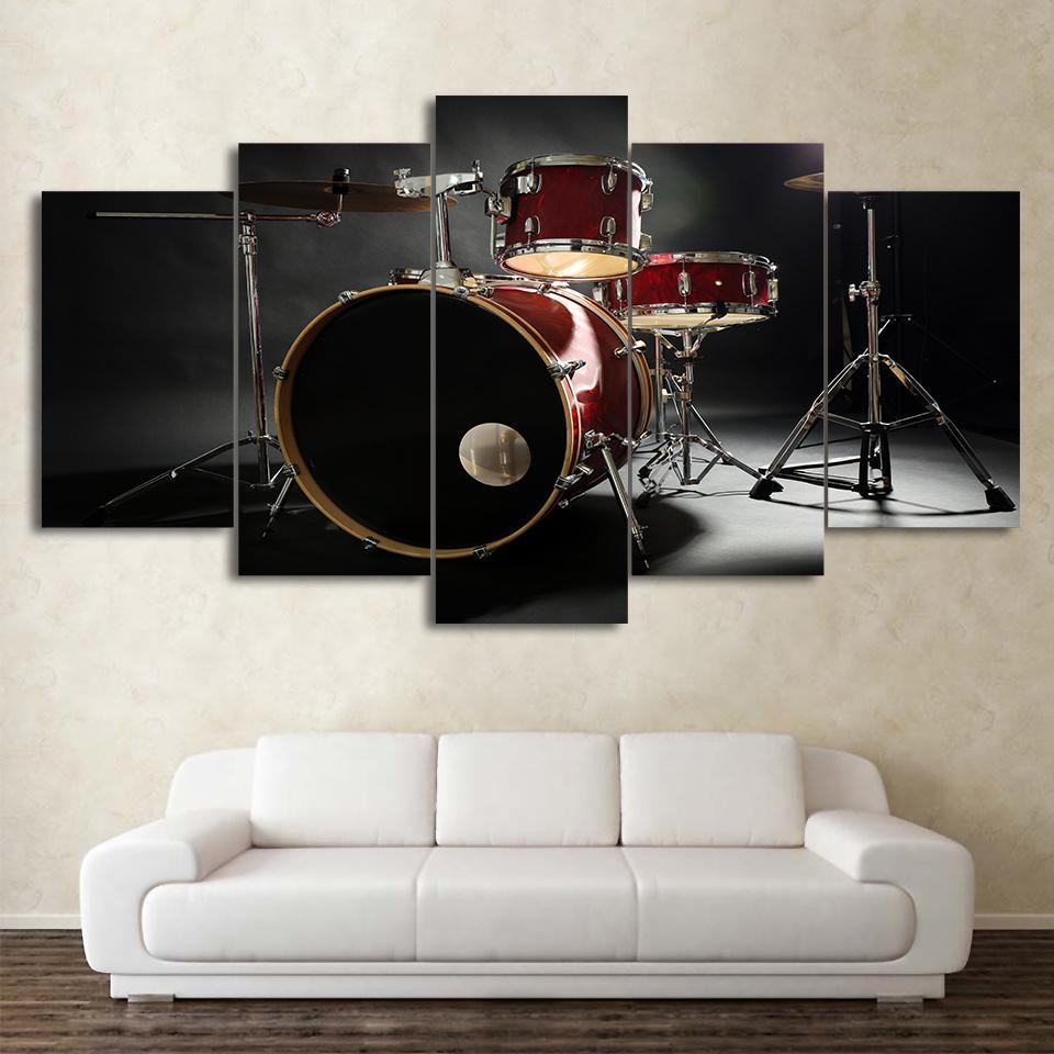 Music Drum Musical Instruments – Music Canvas Wall Art