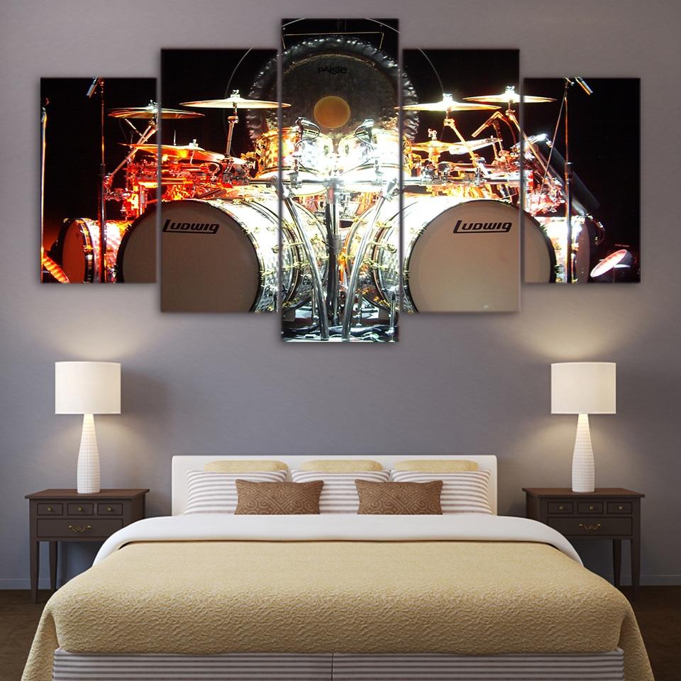 Music Drums Kit 1 – Music Canvas Wall Art