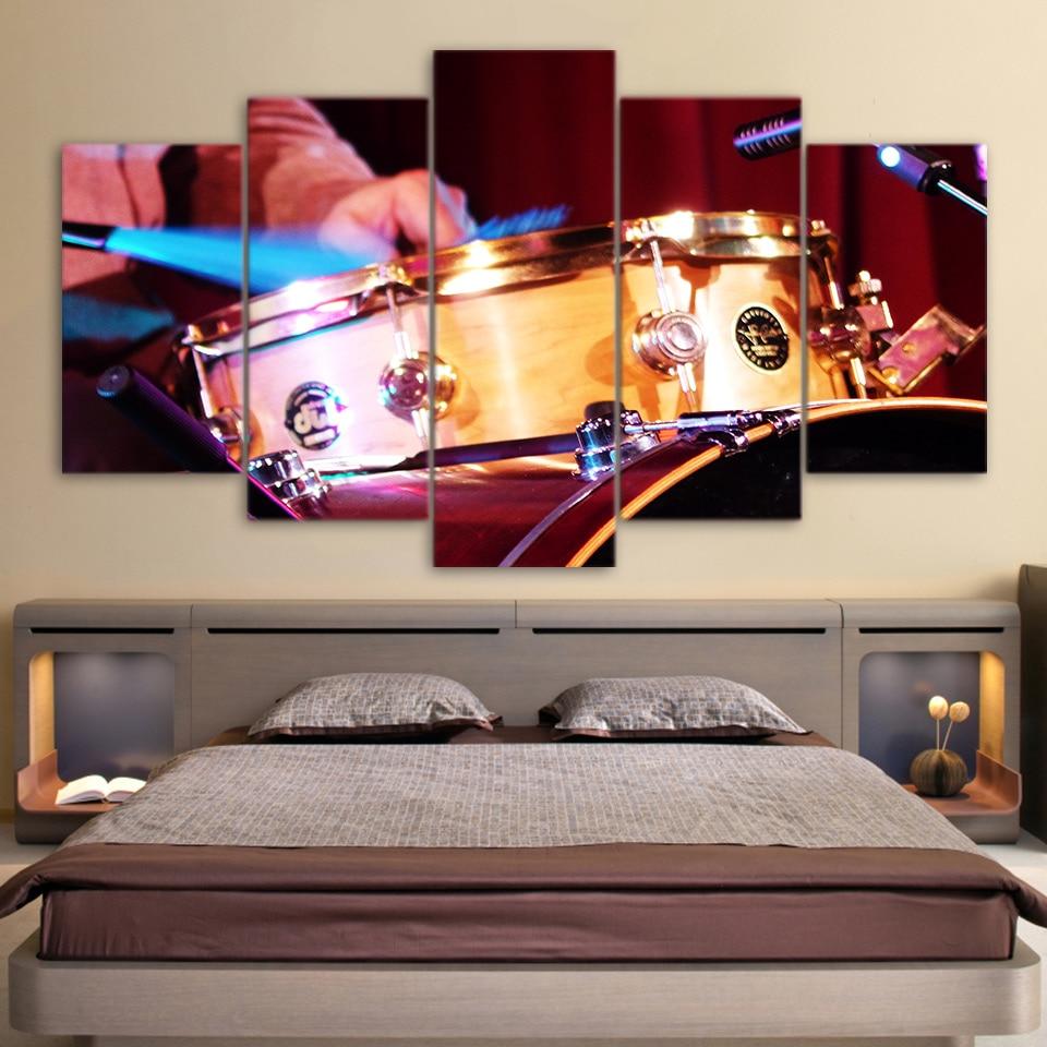 Music Drums Kit – Music Canvas Wall Art