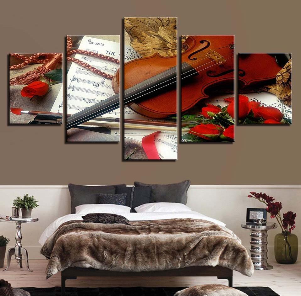 Music Instruments 18 – Music Canvas Wall Art