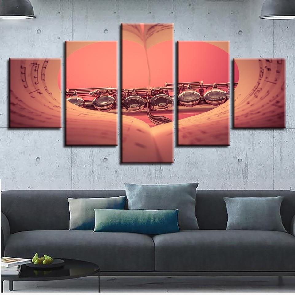 Music Note Book – Music Canvas Wall Art