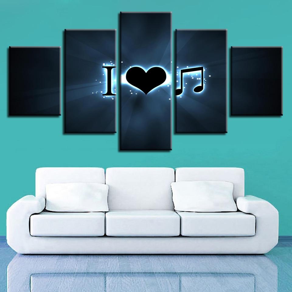 Music Notes 1 – Music Canvas Wall Art