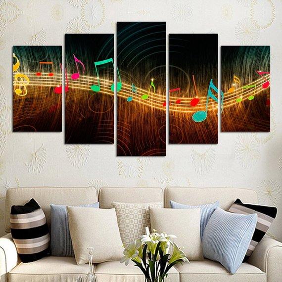 Music Notes – Music Canvas Wall Art