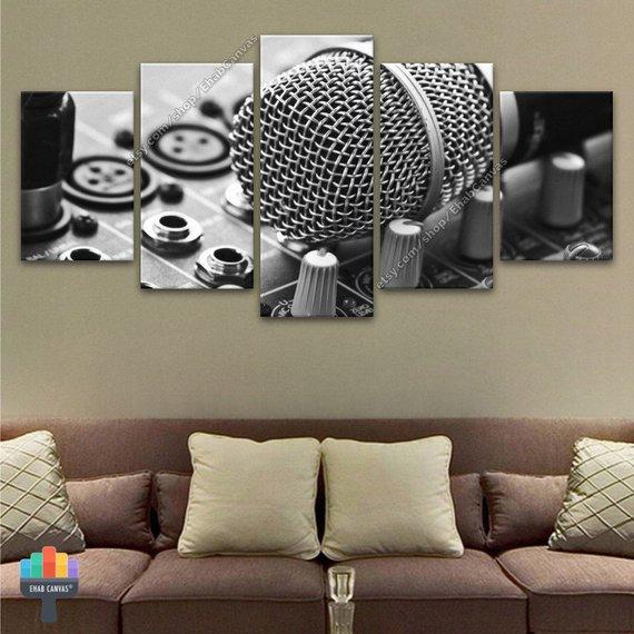 Music Studio Music Notes – Music Canvas Wall Art