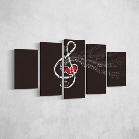 Music To My Heart – Music Canvas Wall Art