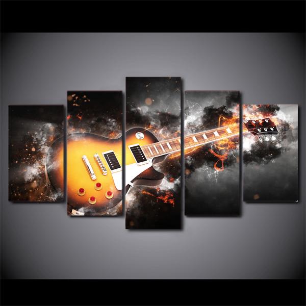 Musical Instrument Guitar – Music Canvas Wall Art