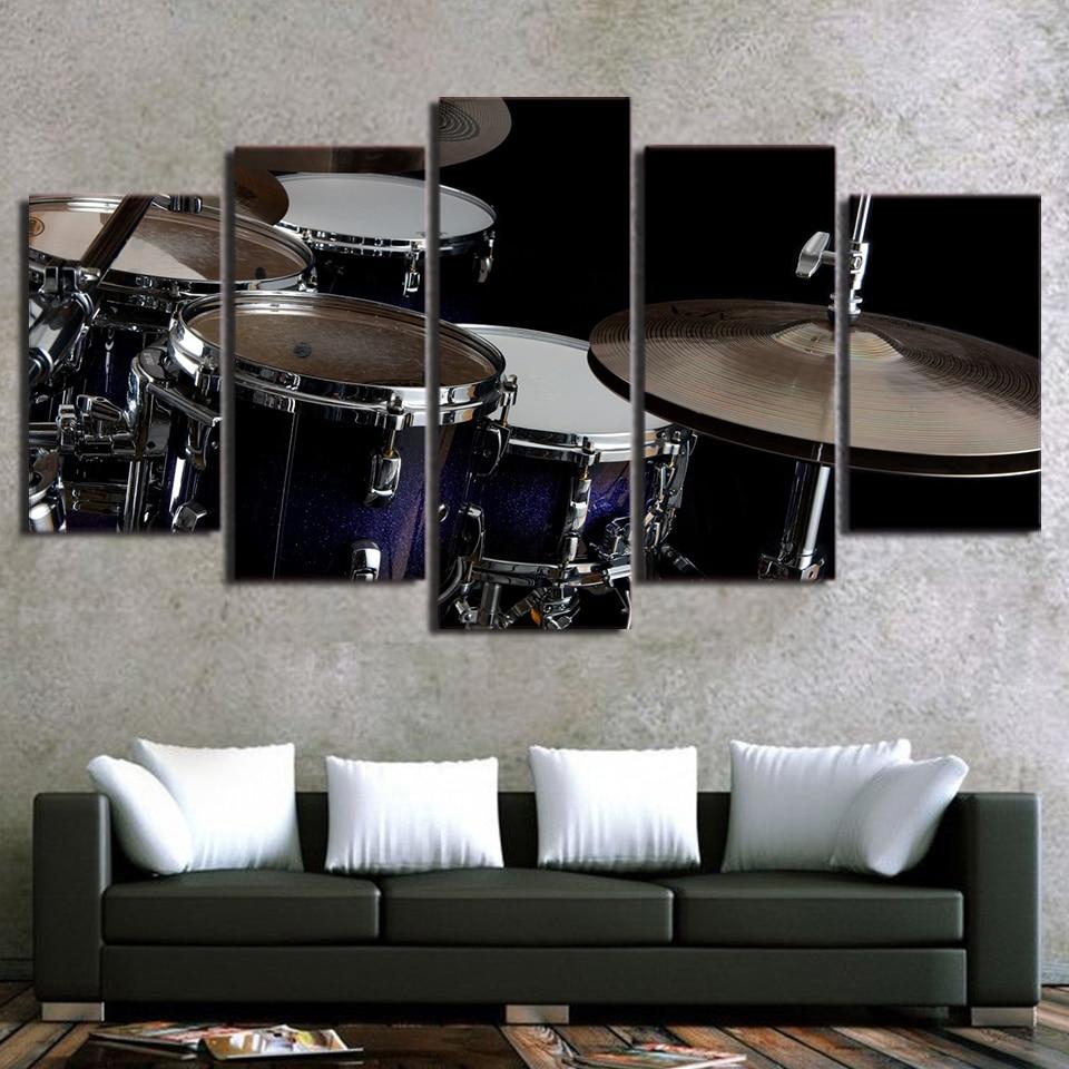 Musical Instruments Drum – Music Canvas Wall Art