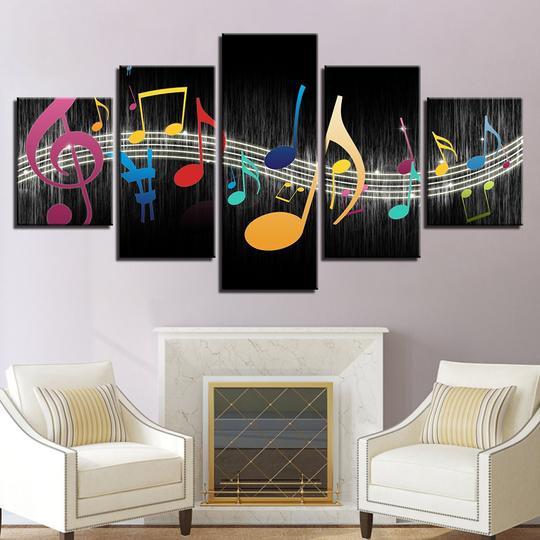 Musical Notes 2 – Music Canvas Wall Art