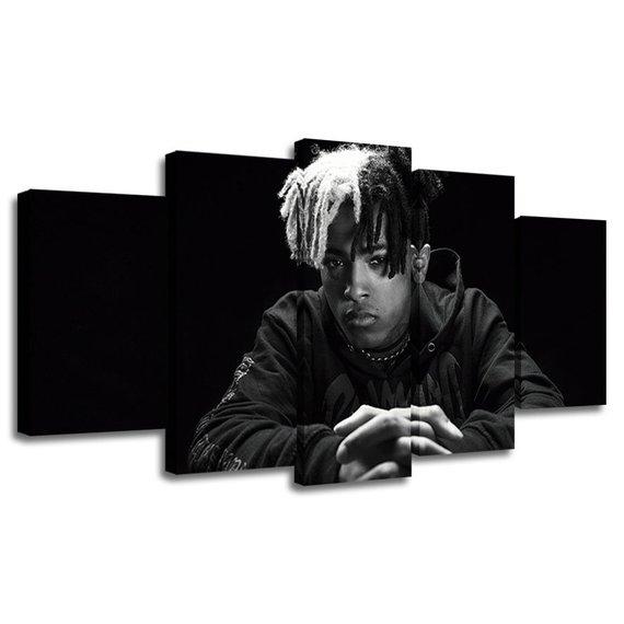 Musicians Xxxtentacion Portrait Music Canvas Wall Art