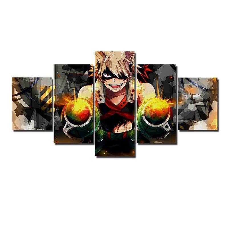 My Hero Academia Bakugo Katsuki 3 Anime Canvas Wall Art