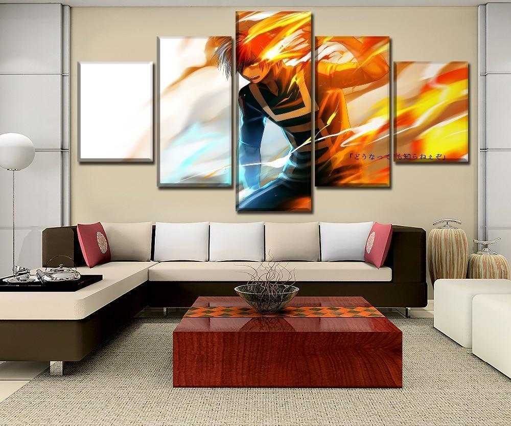 My Hero Academia Shoto Todoroki 1 Anime – Canvas Wall Art
