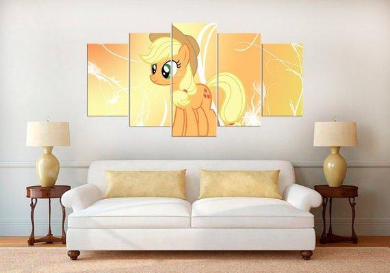 My Little Pony Applejack Nursery – Cartoon Canvas Wall Art