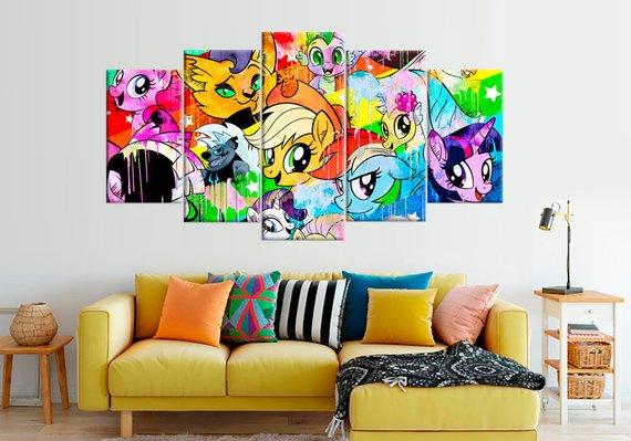 My Little Pony – Cartoon Canvas Wall Art