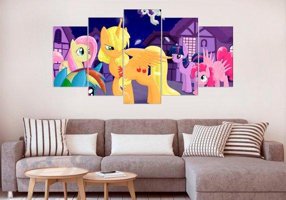 My Little Pony Nursery – Cartoon Canvas Wall Art