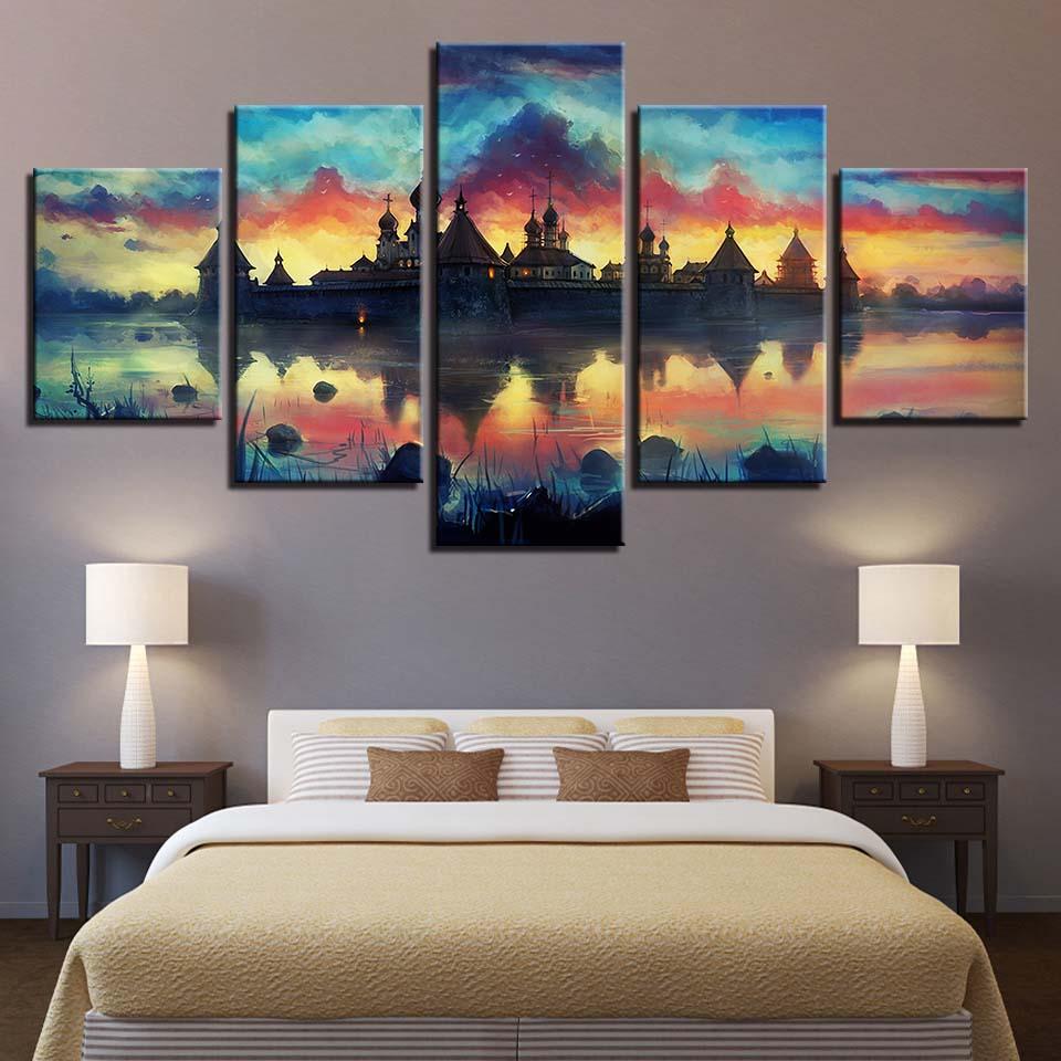 Mysterious Castle – Nature Canvas Wall Art