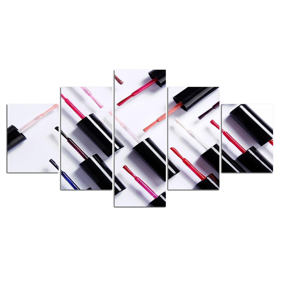 Nail Polish Still Life – Abstract Canvas Wall Art