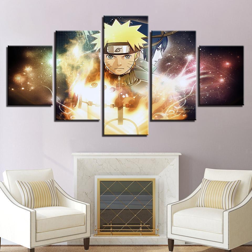 Naruto And Sasuke 02 – Anime Canvas Wall Art