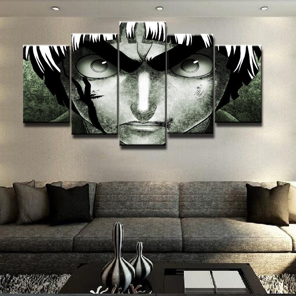 Naruto Art From Dragon Balls Z – Cartoon Canvas Wall Art