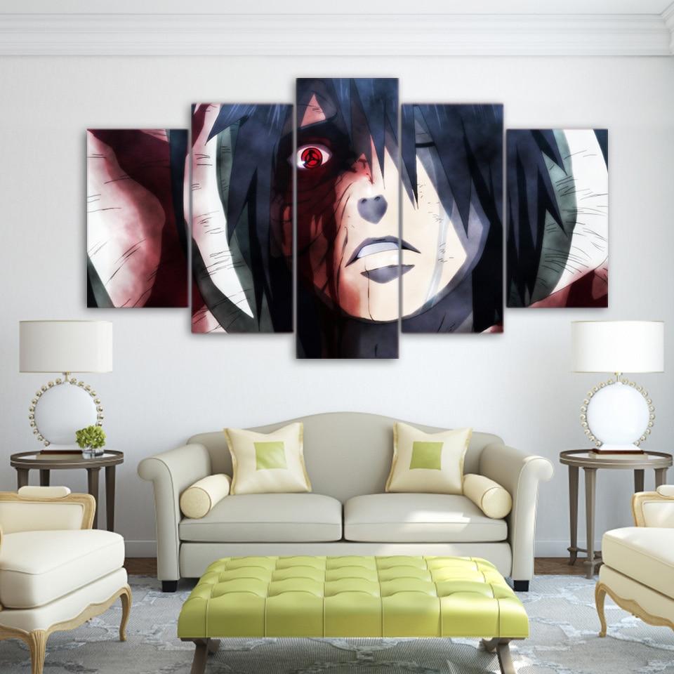 Naruto Bleeding Eye Anime Canvas Wall Art
