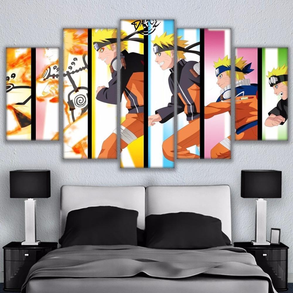 Naruto Collage Anime Canvas Wall Art