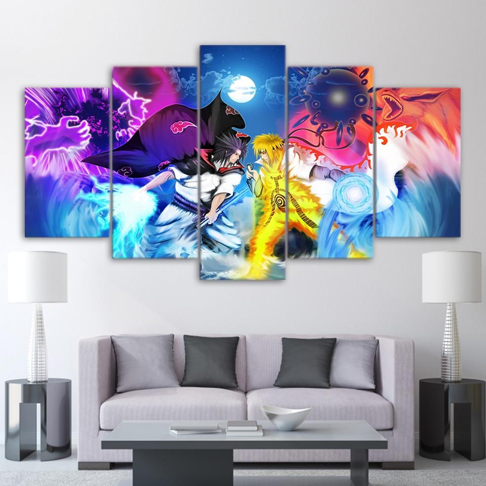 Naruto Decisive Battle – Anime Canvas Wall Art