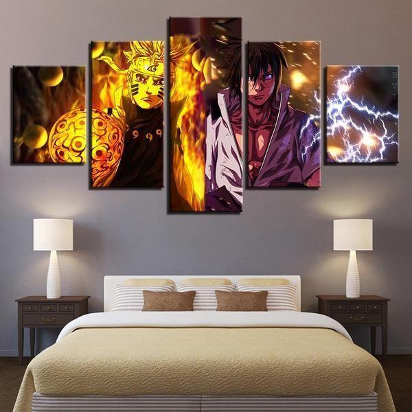 Naruto &Amp; Sasuke – Anime Canvas Wall Art
