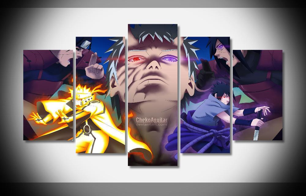 Naruto Shippuden Characters – Anime Canvas Wall Art