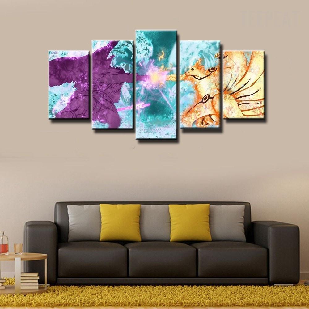 Naruto Shipuden In Battle – Anime Canvas Wall Art