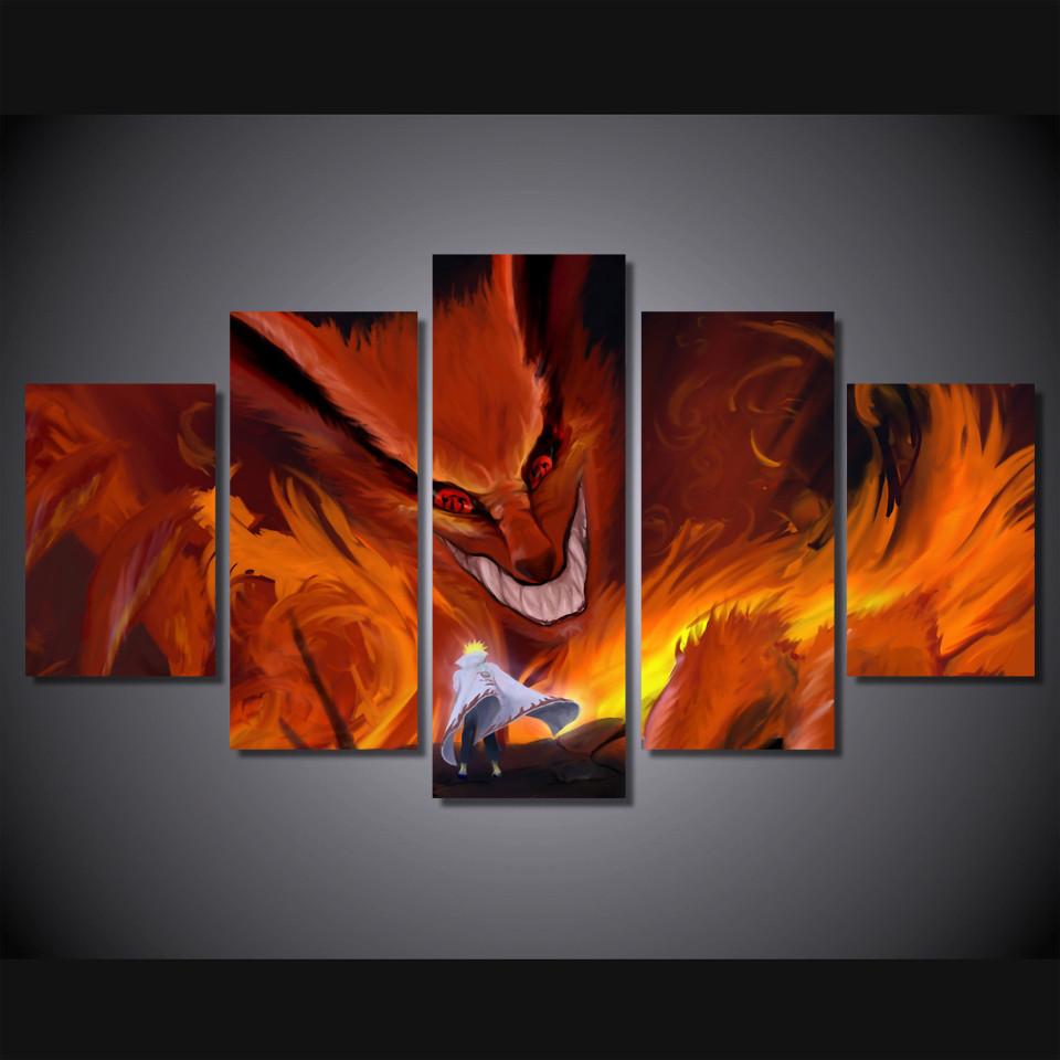 Naruto: “The Devil Within” – Anime Canvas Wall Art