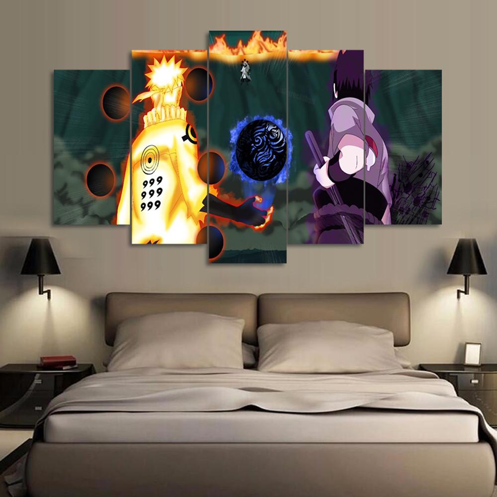 Naruto: “The Final Showdown” – Anime Canvas Wall Art