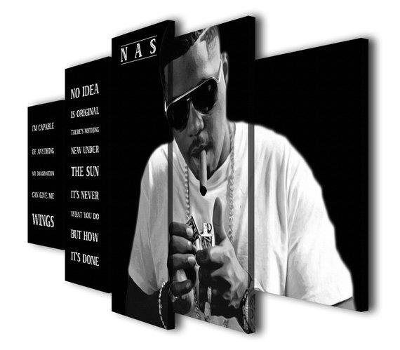 Nas Rapper – Famous Person Canvas Wall Art
