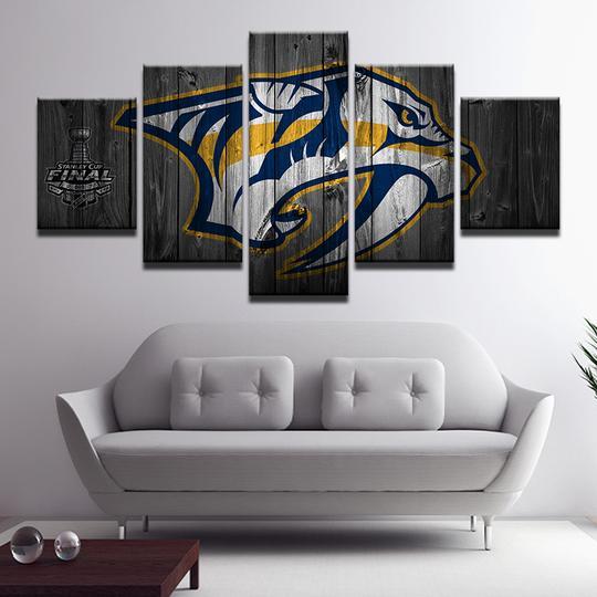 Nashville Predators 08- Sport Canvas Wall Art