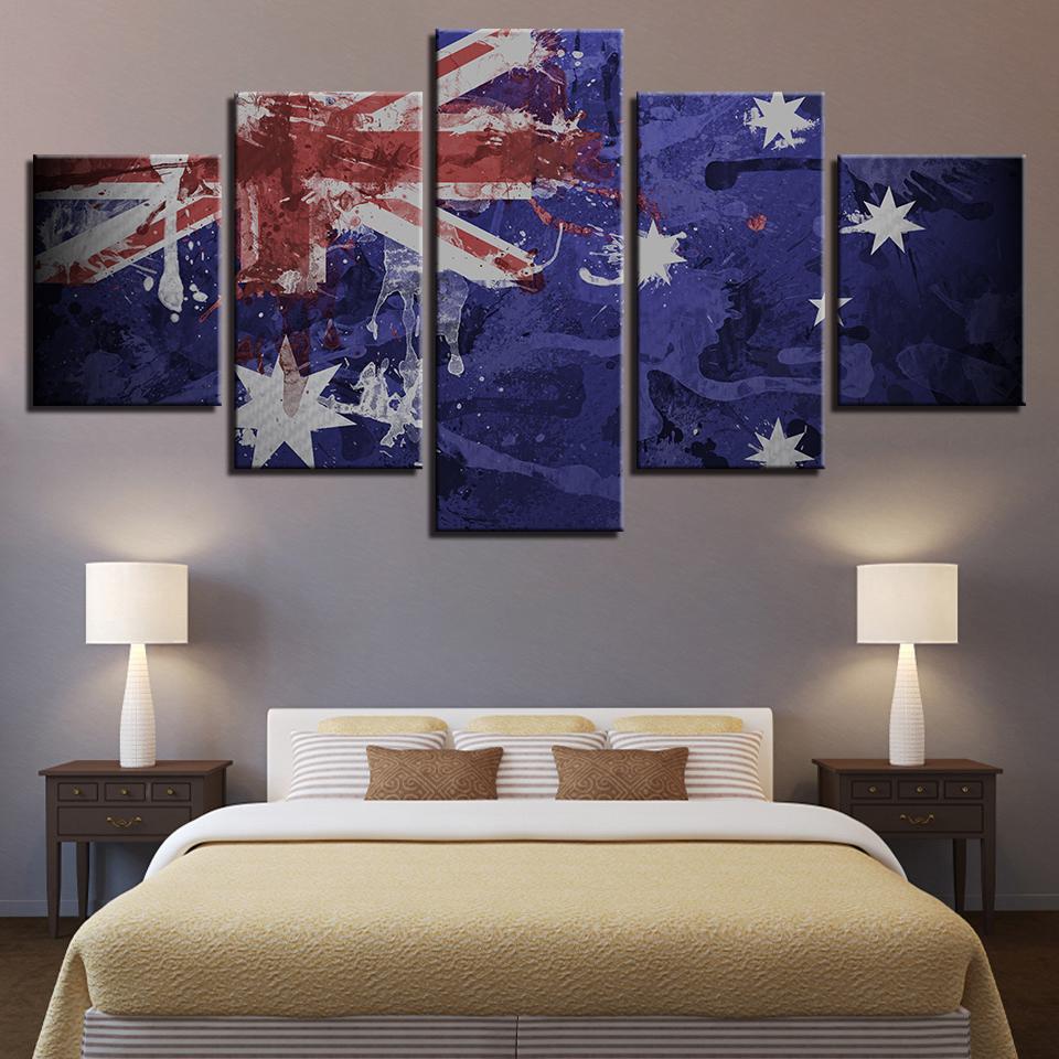 National Flag 15 – Abstract Canvas Wall Art